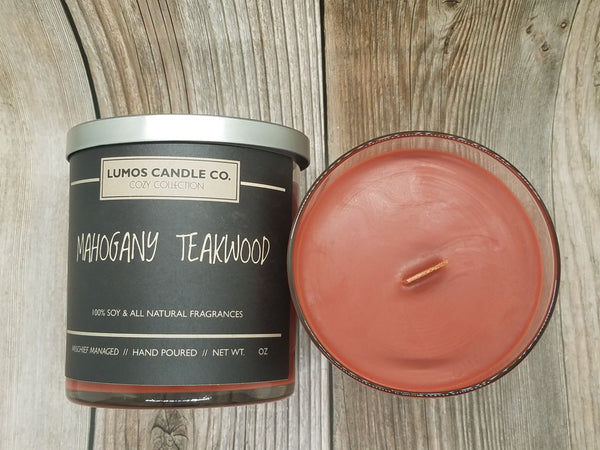 Mahogany Teakwood Soy Candle