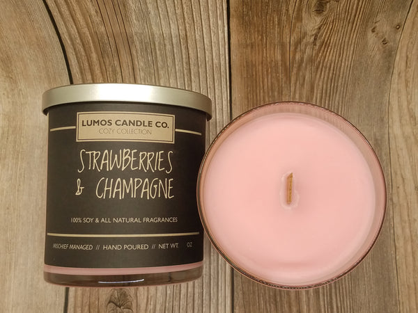 Strawberries & Champagne Soy Candle